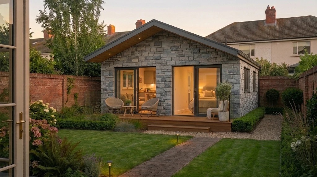 Móro One in natural stone cladding